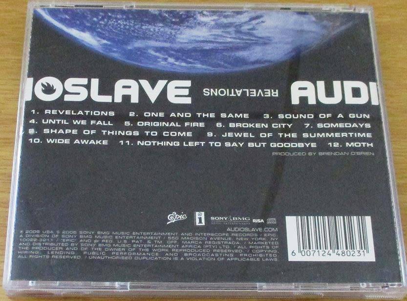 AUDIOSLAVE Revelations CD [Shelf A]