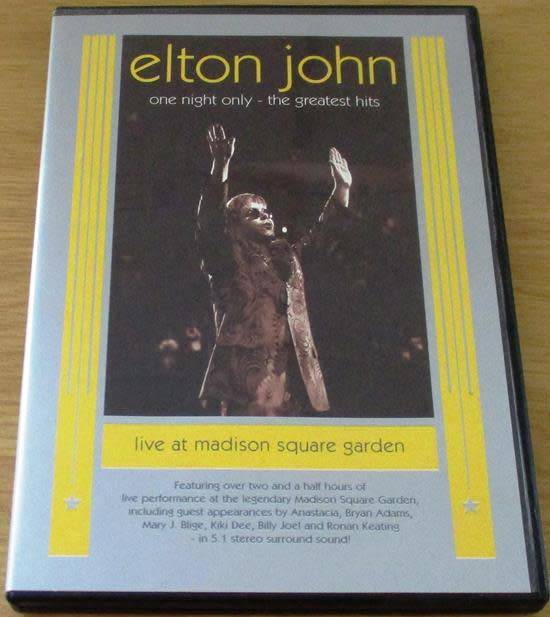 ELTON JOHN One Night Only - The Greatest Hits DVD