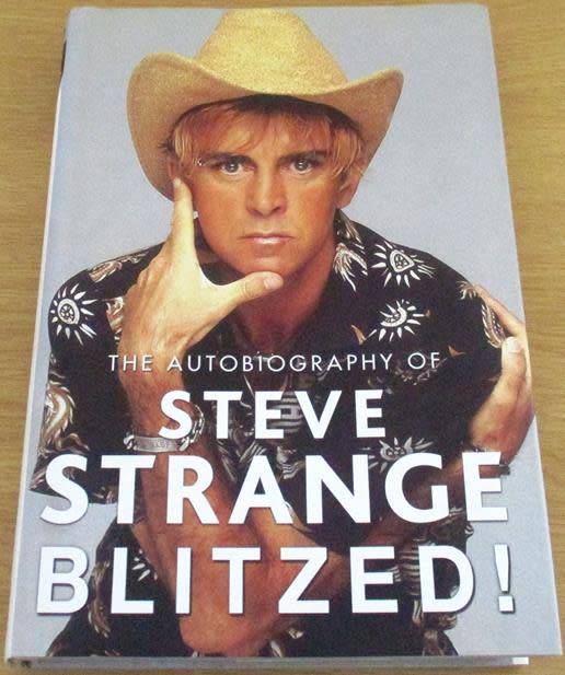 BLITZED! The Autobiography of STEVE STRANGE Hardcover BOOK
