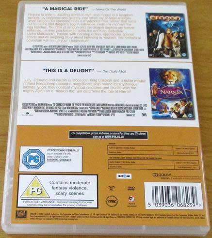 CULT FILM: ERAGON / NARNIA 2xDVD [BBOX 7]