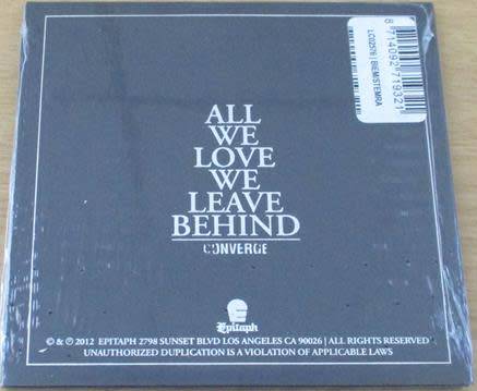CONVERGE All We Love We Leave Behind Digisleeve CD