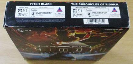 THE CHRONICLES  OF RIDDICK :  Pitch Black + Riddick 2xDVD BOX SET  Vin Diesel [BLACK BOX 9]