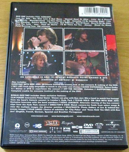 BON JOVI This Left Feels Right DVD