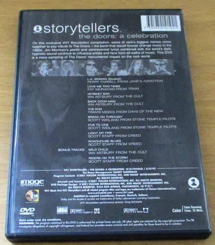 THE DOORS A Celebration Storytellers DVD