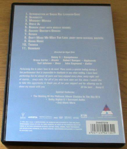 KENNY G Live DVD