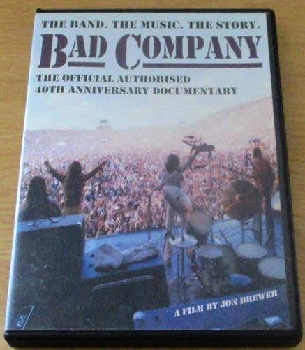 BAD COMPANY The Official Authorised 40th Anniversary Documentary DVD