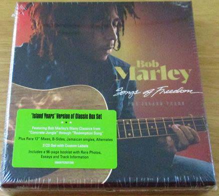 BOB MARLEY Songs of Freedom The Island Years 3xCD BOX SET