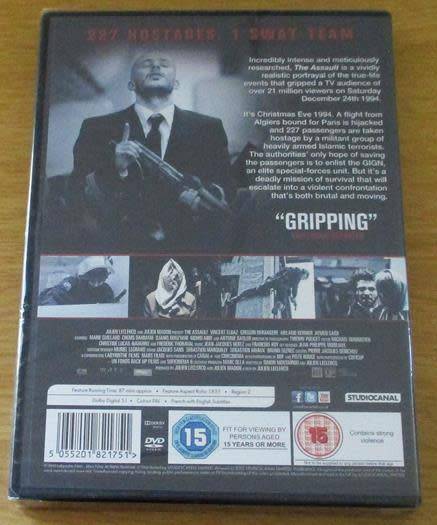 Cult Film: The Assault DVD [BBox 11] French with English subtitles
