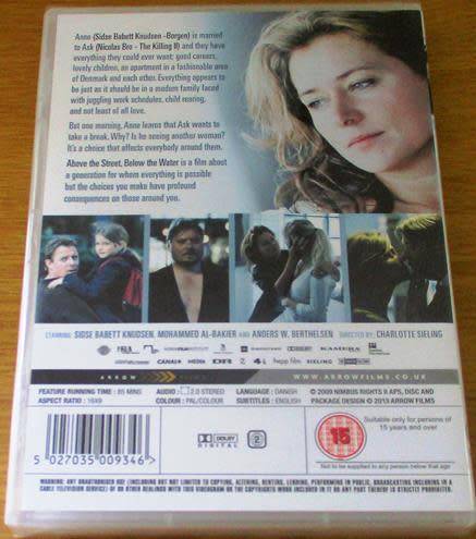 Cult Film: Above the Street Below the Water DVD [BBox 12] Danish with English Subtitles