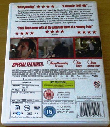 Cult Film: Point Black DVD [BBox 12] French with English Subtitles