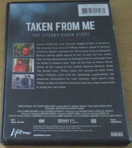 Cult Film: Taken from Me The Tiffany Rubin Story DVD Taraji P Henson [BBOX 14]