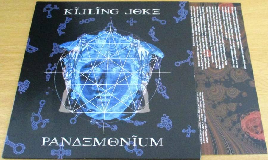 KILLING JOKE Pandemonium 2xLP Transparent Blue+Clear VINYL LP