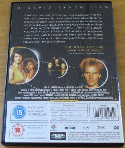 CLEARANCE SALE: DUNE a David Lynch Film [DVD BBOX 3]