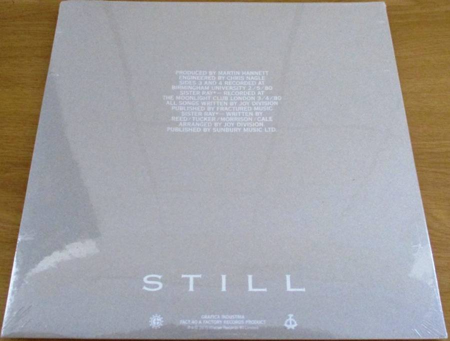JOY DIVISION Still 2xLP VINYL Record