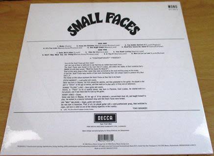 SMALL FACES Small Faces Reissue Mono LP VINYL Record