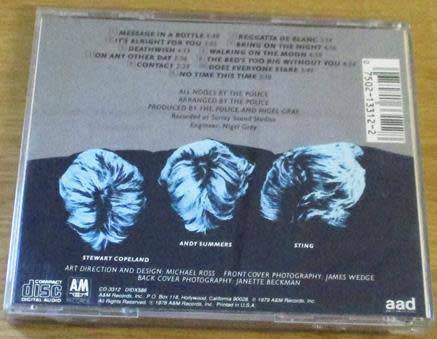 THE POLICE Reggatta de Blanc CD [Z x 12]