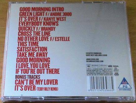 JOHN LEGEND Evolver CD [G x 7]