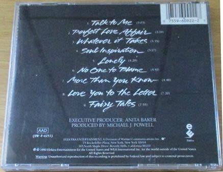 ANITA BAKER Compositions CD [G x 7]
