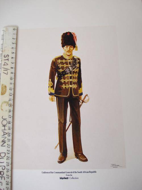 Klipdrift Collection - UNIFORM OF THE COMMANDANT GENERAL OF SA REPUBLIC