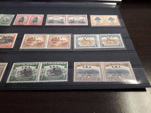 SACC 81-90 complete 1927 London Pictorial set, S.W.A overstamps - Complete MLH