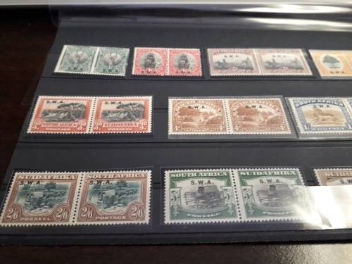SACC 81-90 complete 1927 London Pictorial set, S.W.A overstamps - Complete MLH