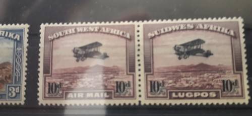 NICE CARD WITH SWA AND UNION AIRMAILS CV R 2150.00