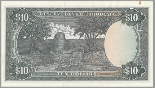1975 bank of Rhodesia 10 Dollar note - UNC plus 1994 Inauguration FCD with sealed R 5