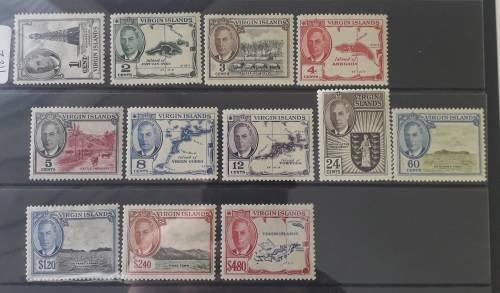 BRITISH VIRGIN ISLANDS DEFN SET OF 12 SUPERB UMM. SG 136-47