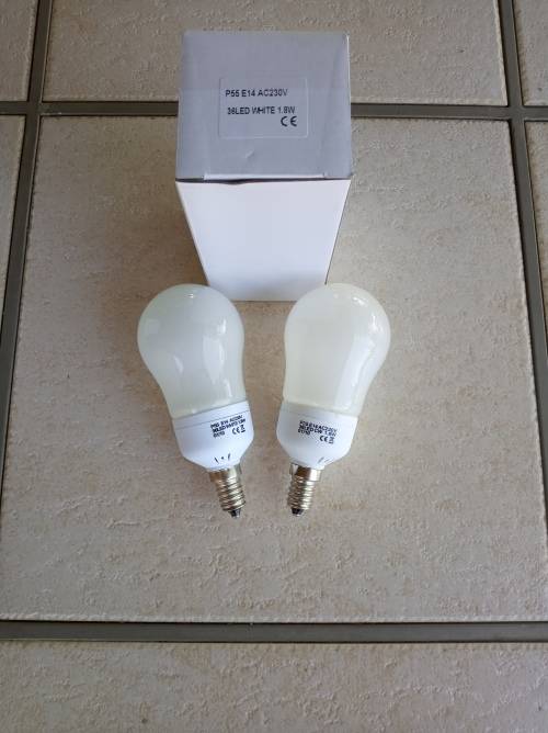 E14 LED Lights - ONE BID FOR TWO