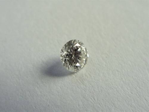 1 x 0.11 ct Round Brilliant Natural Diamond -