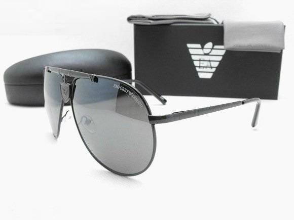 EMPORIO ARMANI Sunglasses - Aviator  (Black)