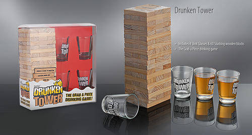 Drunken Tower Drinking Game