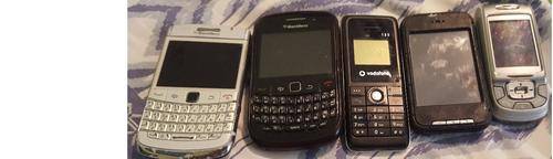 Blackberry Bold 9780 + Blackberry 8520 + 3 Other phones + MP3 player