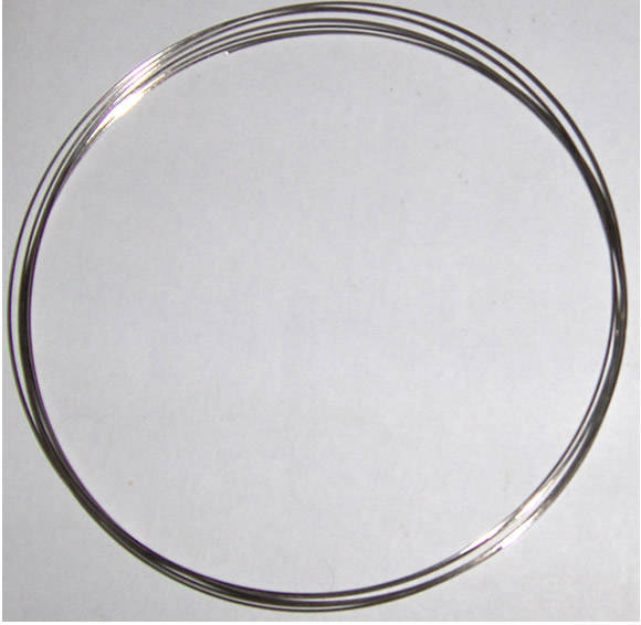 Nickel memory wire - necklace size (20 coils)