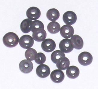 Purple cat's eye disc beads 7mm x 3mm 30g (+/-120 pcs)