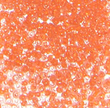Orange inside colour Seed beads 6/0 (20g)