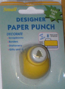 Small Paper punch - Tree   sold per unit