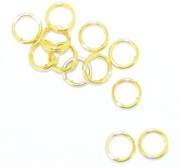 Sale! Gold split rings 5mm (200pcs)
