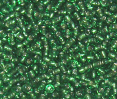 Dark green Seed beads 8/0 (20g)