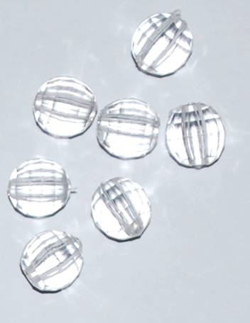 Clear Acrylic round 8mm beads (100pcs)