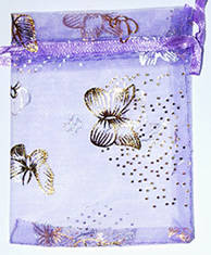 Assorted 150mm x 120mm Organza bags