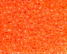 Orange Seed beads 8/0 (20g)