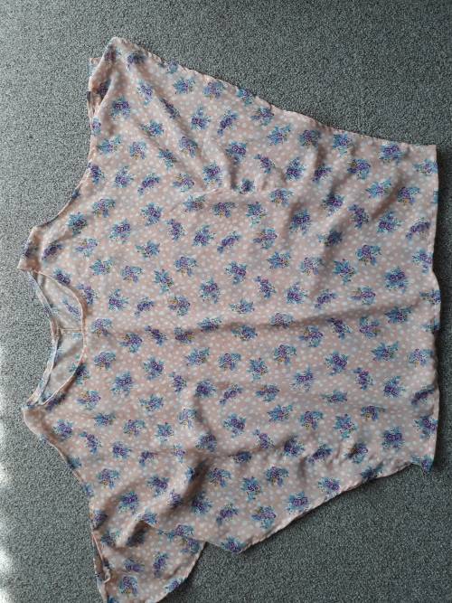 COOL CHIFFON TOP SIZE S/M