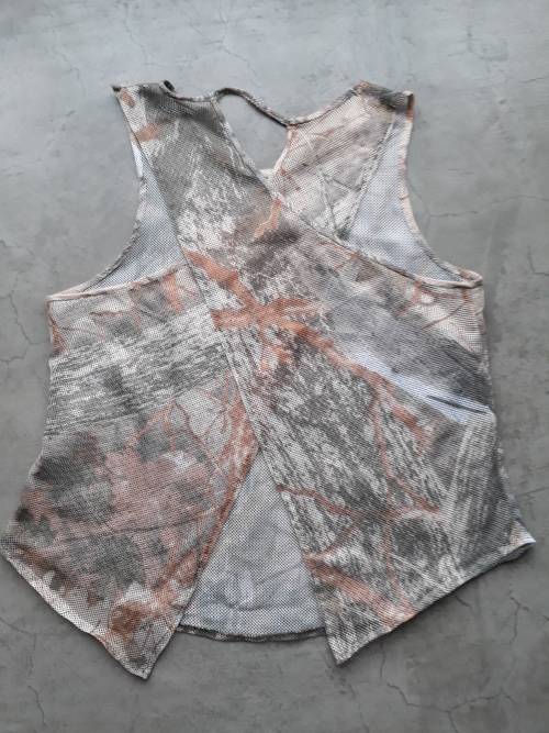 CAMO SHEER TOP 10-12 YEARS