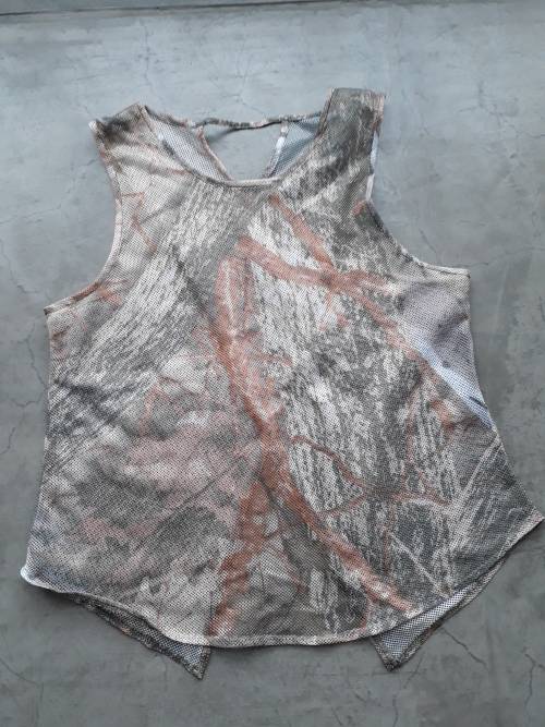 CAMO SHEER TOP 10-12 YEARS