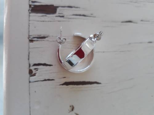 STERLING SILVER HOOP EARRINGS