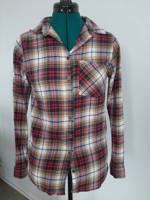 CHECK SHIRT SIZE S/M