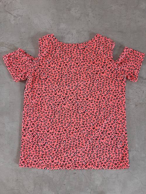 GIRLS COLD SHOULDER T-SHIRT 11-12 YEARS