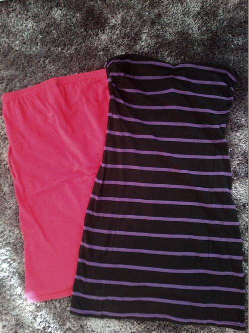 LEGIT & RT 2 PACK STRAPLESS DRESS & TOP SIZE 8/SMALL