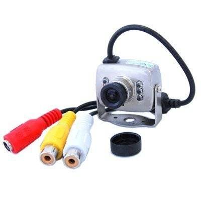 Mini Wired Micro Pinhole Hidden Video Audio Color CMOS Camera